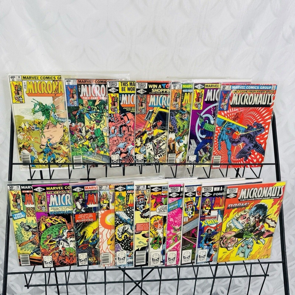 Micronauts 19-22 25-37 41 Lot (Marvel Bronze Age) Key Origin‎ Baron Garza 1st